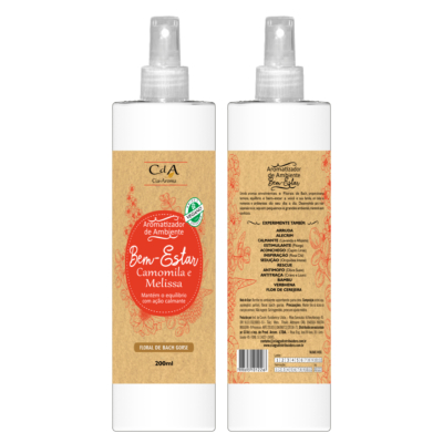 Aromatizador de Ambientes Camomila e Melissa - Bem Estar 200ml