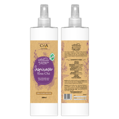 Aromatizador de Ambientes Rosa Chá - Inspiração 200ml