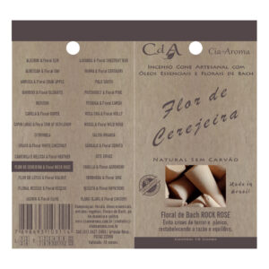 Incenso Cone Flor de Cerejeira 10 Cones