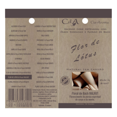 Incenso Cone Flor de Lótus 10 Cones