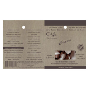 Incenso Cone Refluxo Cravo 10 Cones