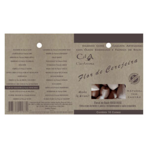 Incenso Cone Refluxo Flor de Cerejeira 10 Cones