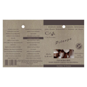 Incenso Cone Refluxo Pitanga 10 Cones