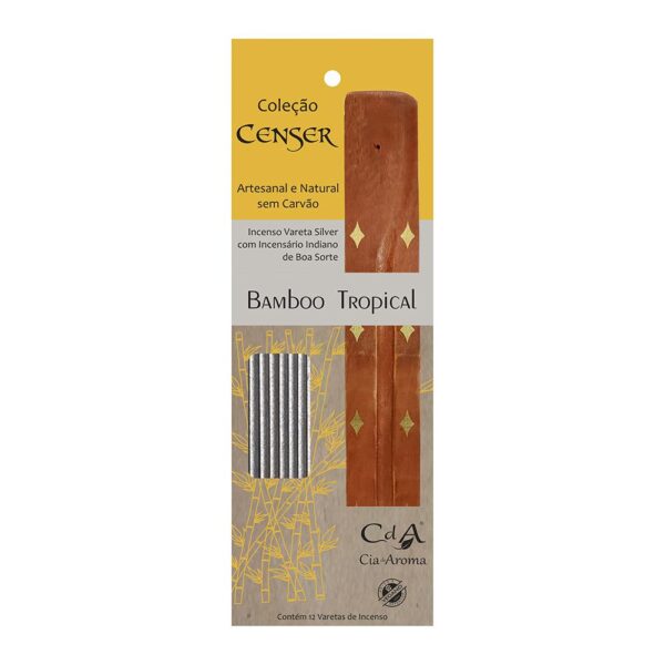 Incenso Vareta (12) Prata Bamboo Tropical