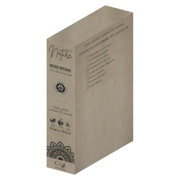 Display Nature Incenso Vareta Sete Ervas c/ 20 Cartelas - Imagem 2