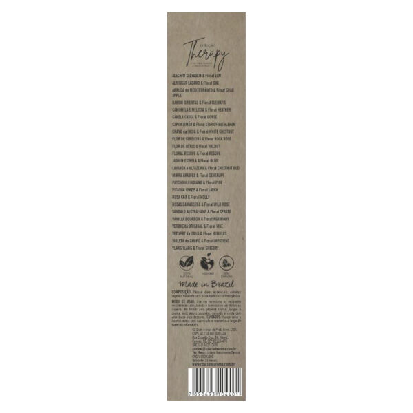 Therapy Incenso Vareta Cravo da Índia e Floral de Bach WHITE CHESTNUT - Imagem 2